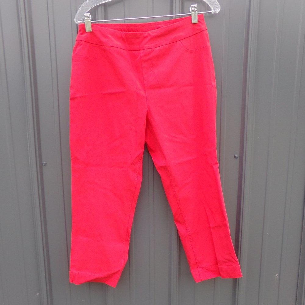 Soft Surroundings Hot Pink Pull-on Capris- Size PM